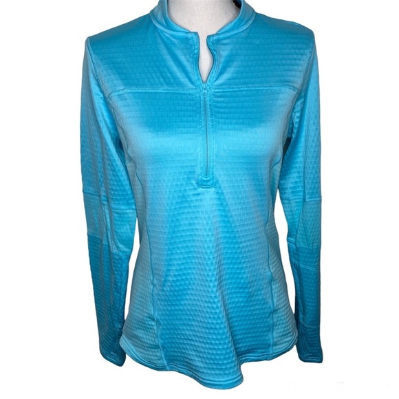 Under Armour Cold Gear Morning Mile 1/4 Zip Fitted Top Size Medium - Picture 1 of 12